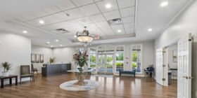 Lobby at Kraft Funeral Service & Kraft-Graceland Memorial Park