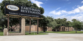 Signage at Earthman Resthaven Funeral Home