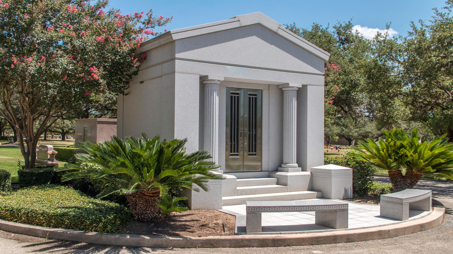 Estate mausoleum at Sunset Memorial Park
