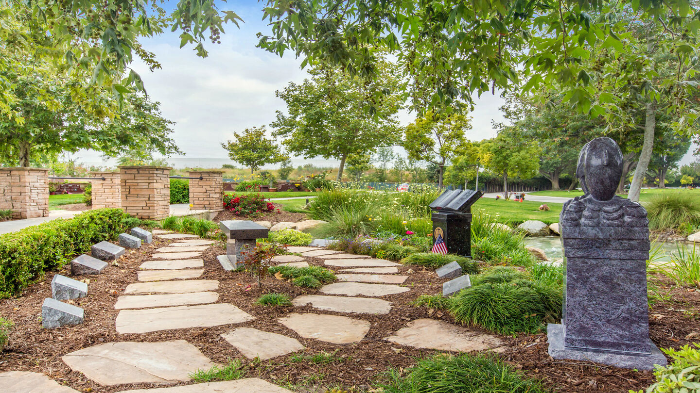 Cremation garden at Westminster Memorial Park
