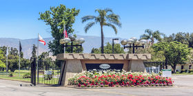Signage at Mt. View Mortuary & Cemetery