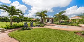 Cemetery grounds at Hodges Funeral Home at Naples Memorial Gardens