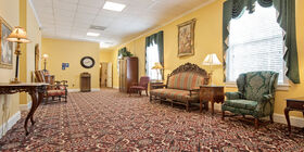 Visitation room at Hanes Lineberry Funeral Home